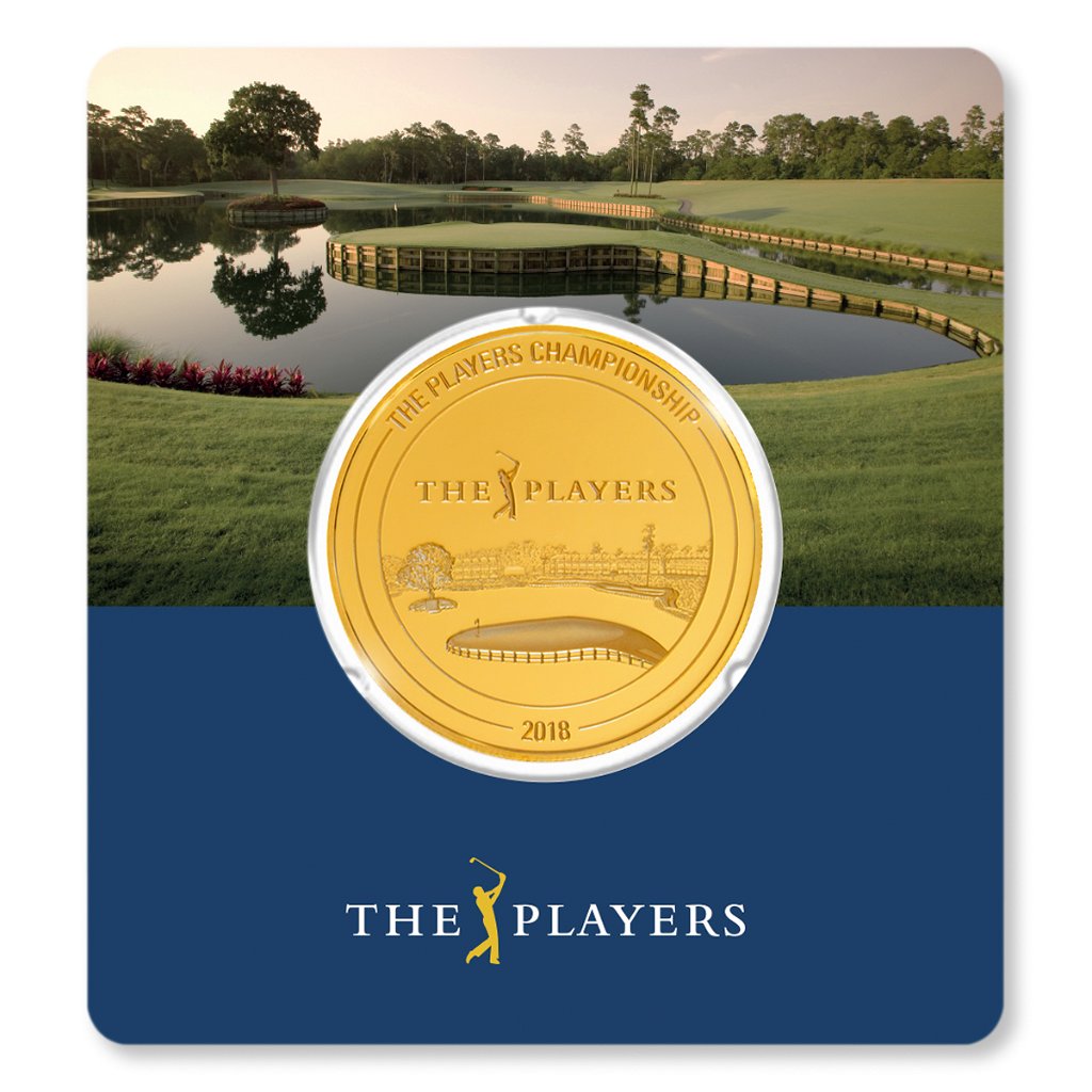 3 Unzen PGA TOUR® THE PLAYERS CHAMPIONSHIP 2018 Set PP (Box, Zertifikat)