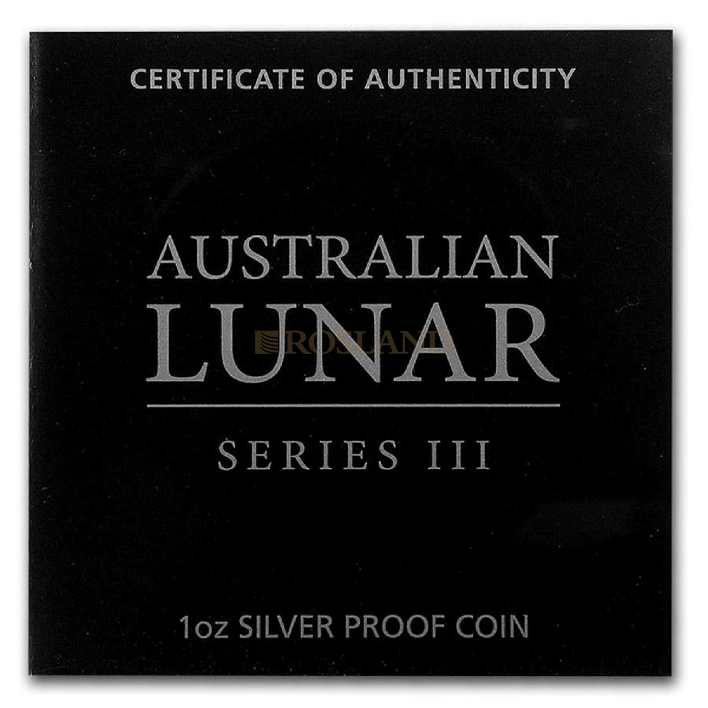 1 Unze Silbermünze Lunar 3 Maus 2020 PP (Box, Zertifikat)