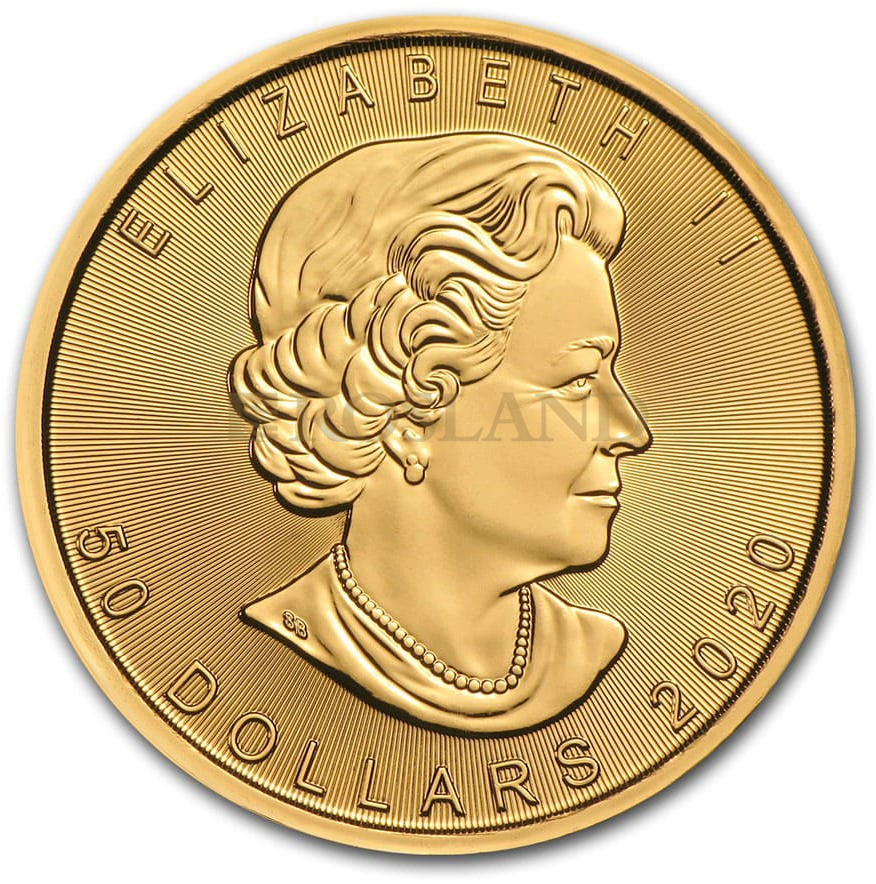 1 Unze Goldmünze Kanada Maple Leaf 2020