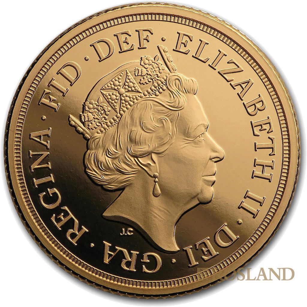 1 Sovereign Goldmünze Großbritannien 2018 (0.47 Unzen) PP Piedfort