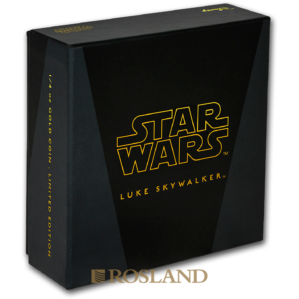 1/4 Unze Goldmünze Star Wars™ Luke Skywalker 2017 PP (Box, Zertifikat)