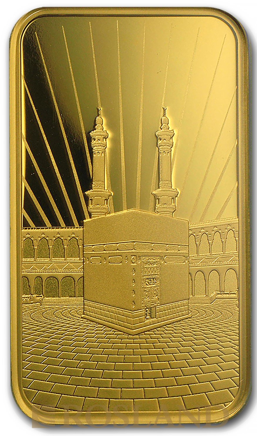 1 Unze Goldbarren PAMP Religion - Ka' Bah Mecca