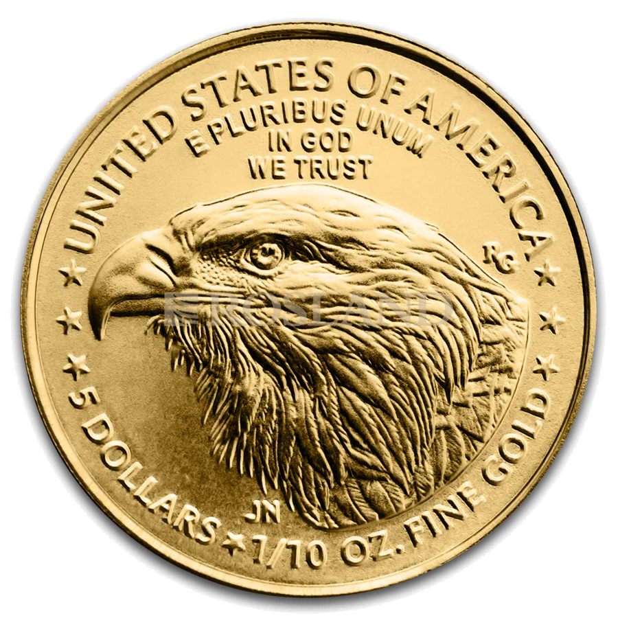 1/10 Unze Goldmünze American Eagle 2025 NGC MS-70 Early Release