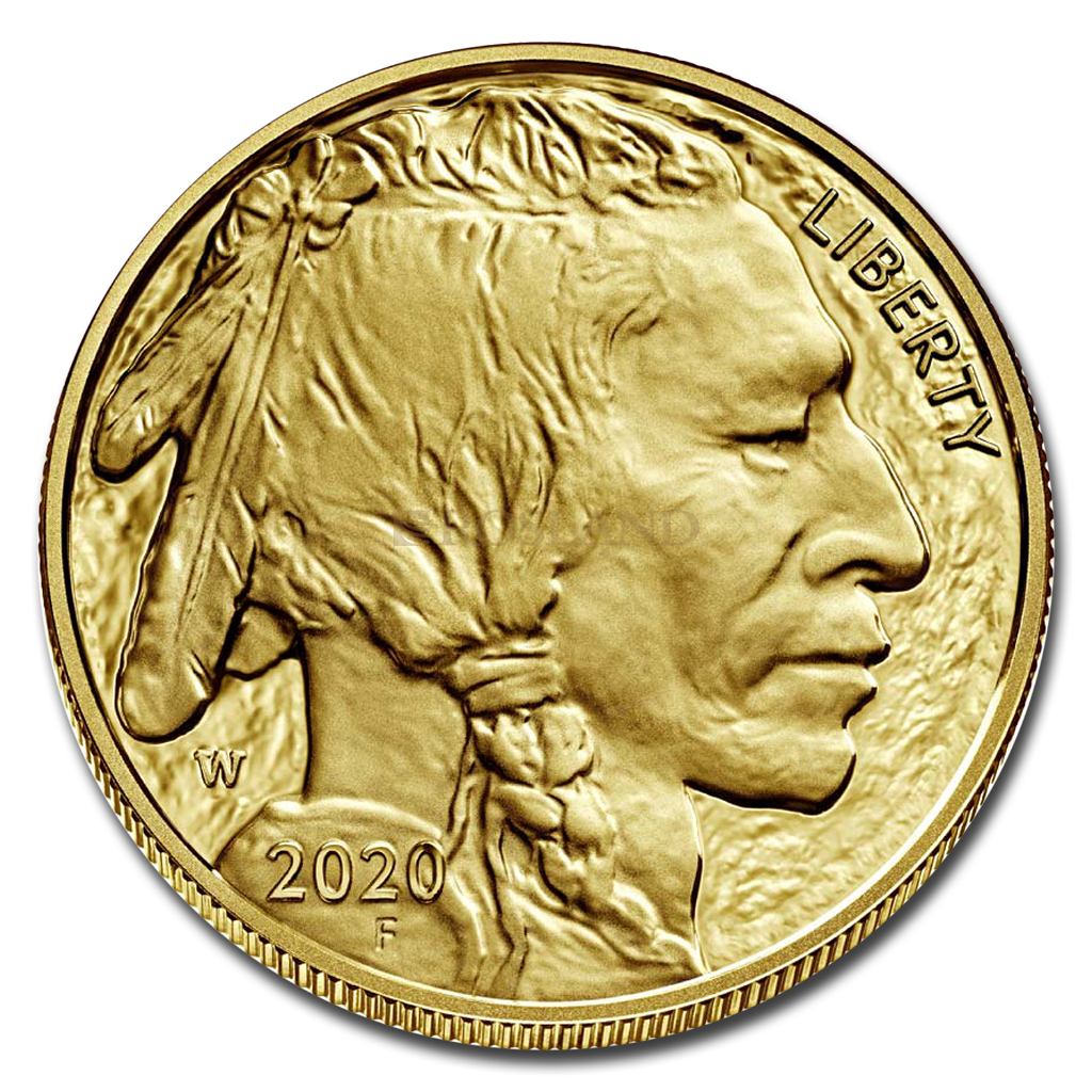 1 Unze Goldmünze American Buffalo 2020 PP (Box, Zertifikat)