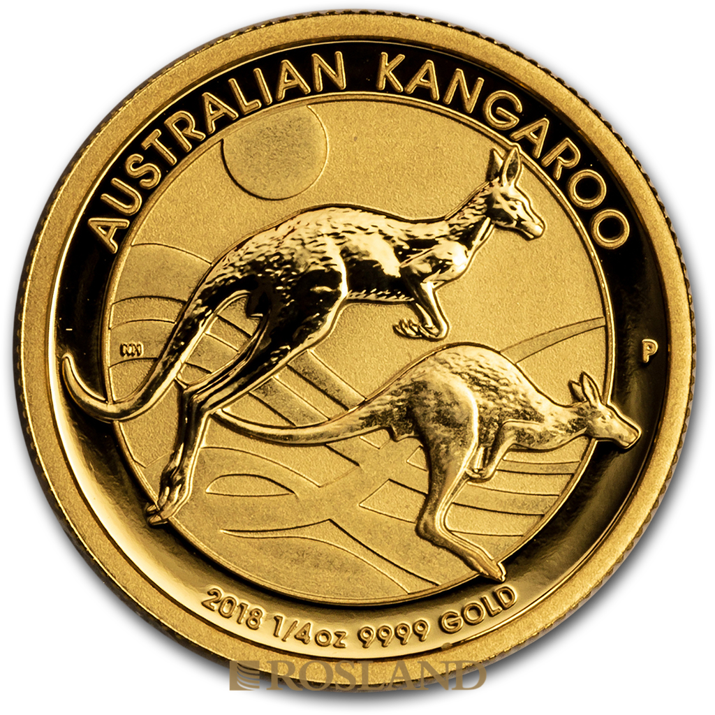 1/4 Unze Goldmünze Australien Känguru 2018