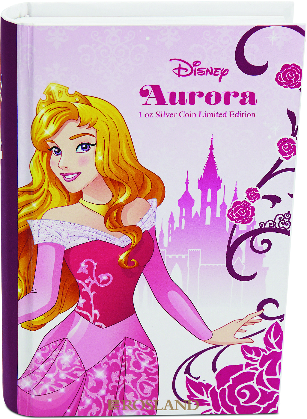 1 Unze Silbermünze Disney© Prinzessin Aurora 2015 PP (Koloriert, Box, Zertifikat)