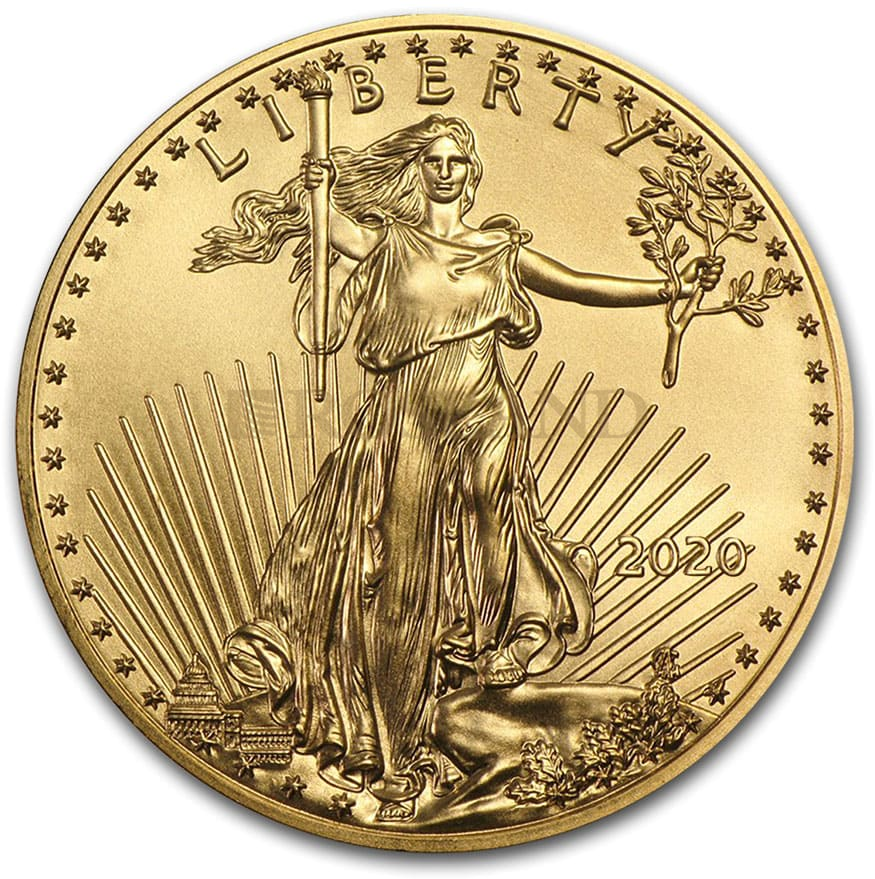 1/4 Unze Goldmünze American Eagle 2020 (Box)