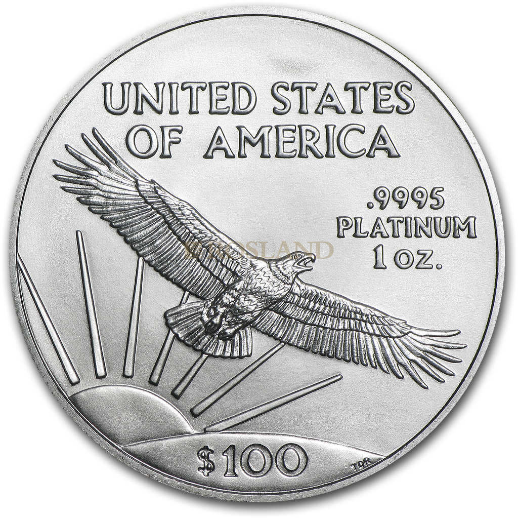 1 Unze Platinmünze American Eagle 2020