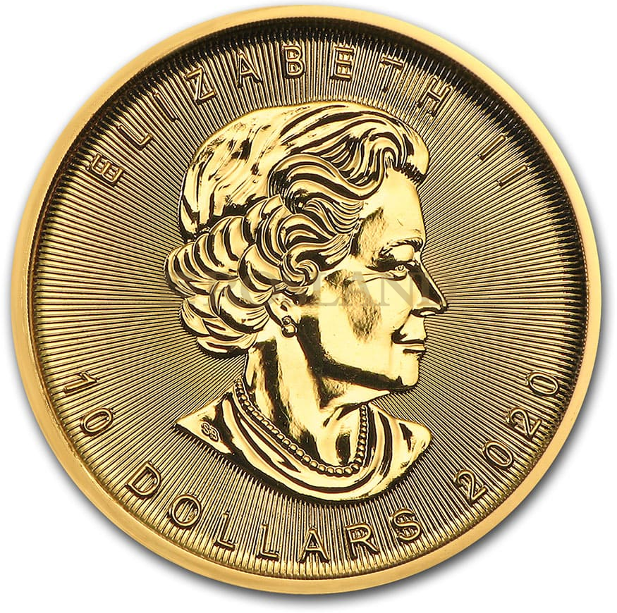1/4 Unze Goldmünze Kanada Maple Leaf 2020
