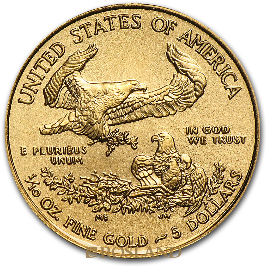 1/10 Unze Goldmünze American Eagle 2015