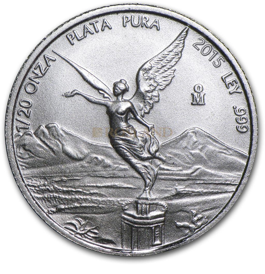 1/20 Unze Silbermünze Mexican Libertad 2015