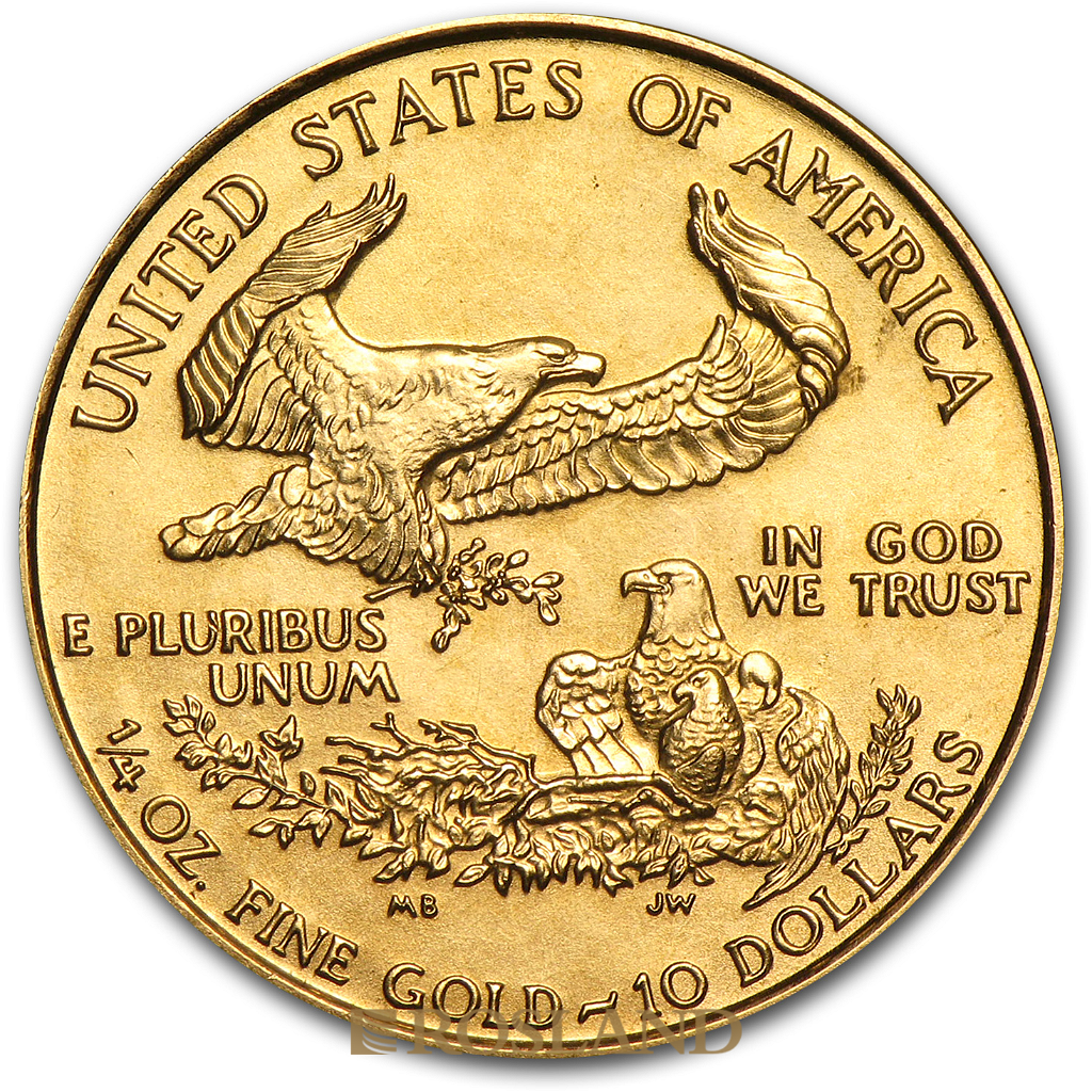 1/4 Unze Goldmünze American Eagle 1993