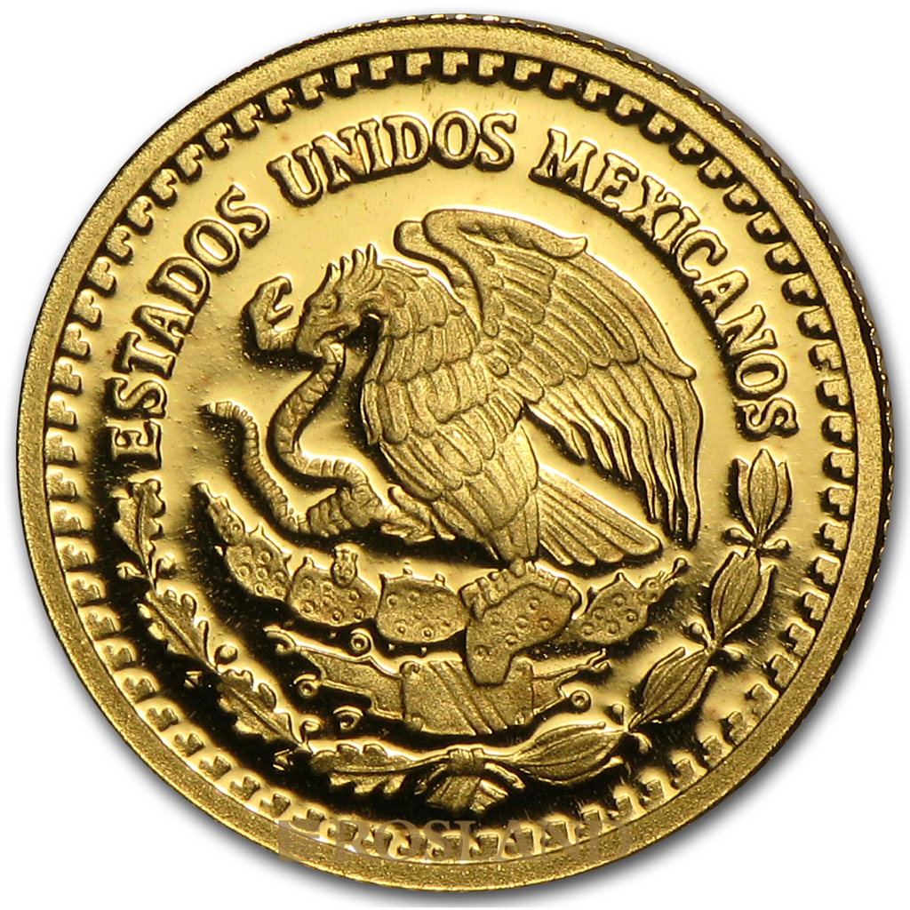 1,9 Unzen 5 Goldmünzen Set Mexican Libertad 2008 PP (Box, Zertifikat)