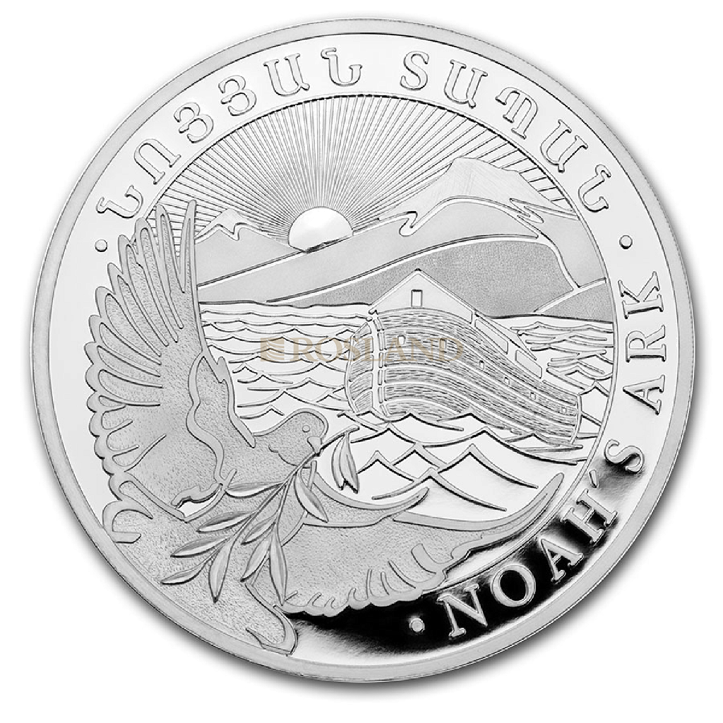 1 Unzen Silbermünze Armenien Arche Noah 2020