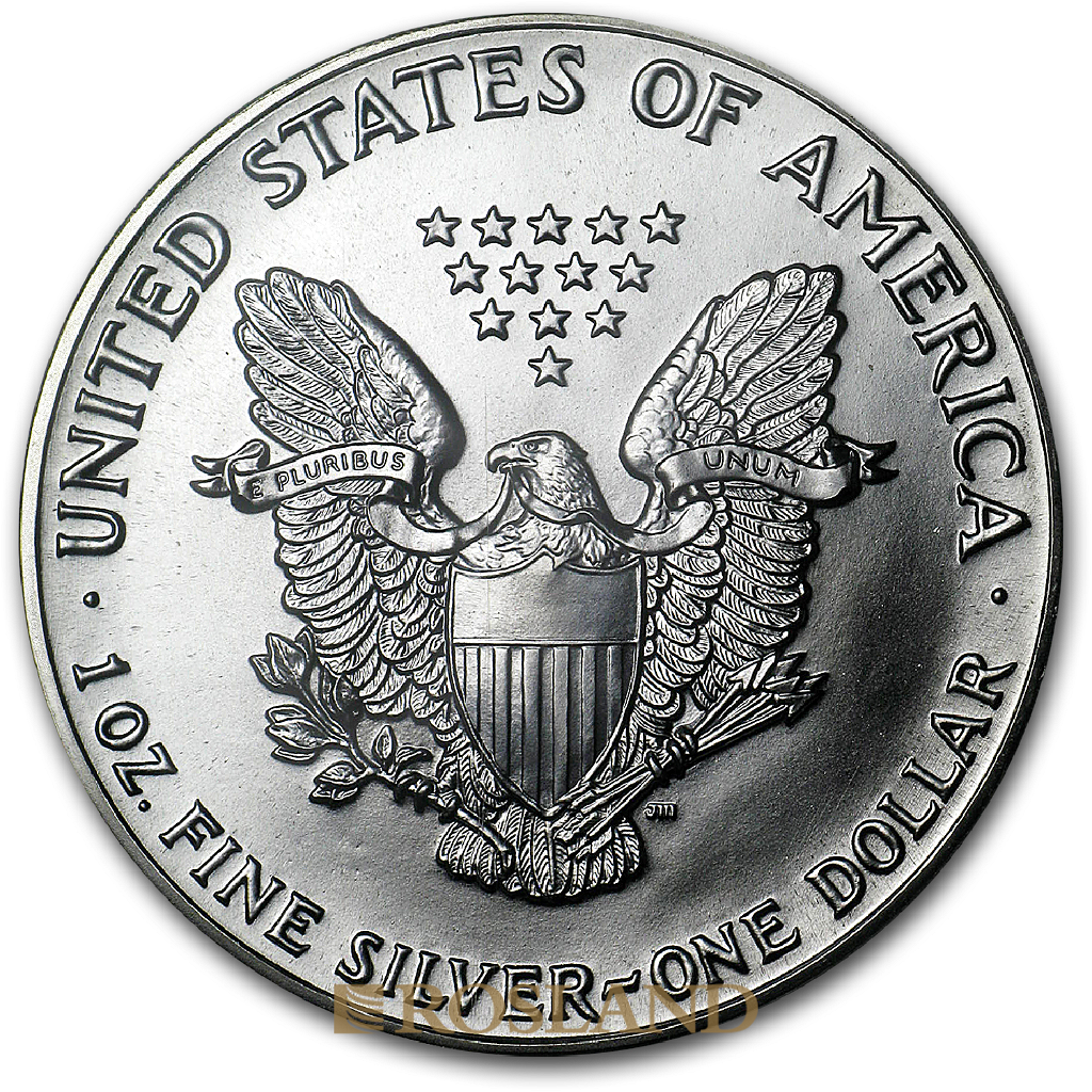 1 Unze Silbermünze American Eagle 1988 PCGS MS-70
