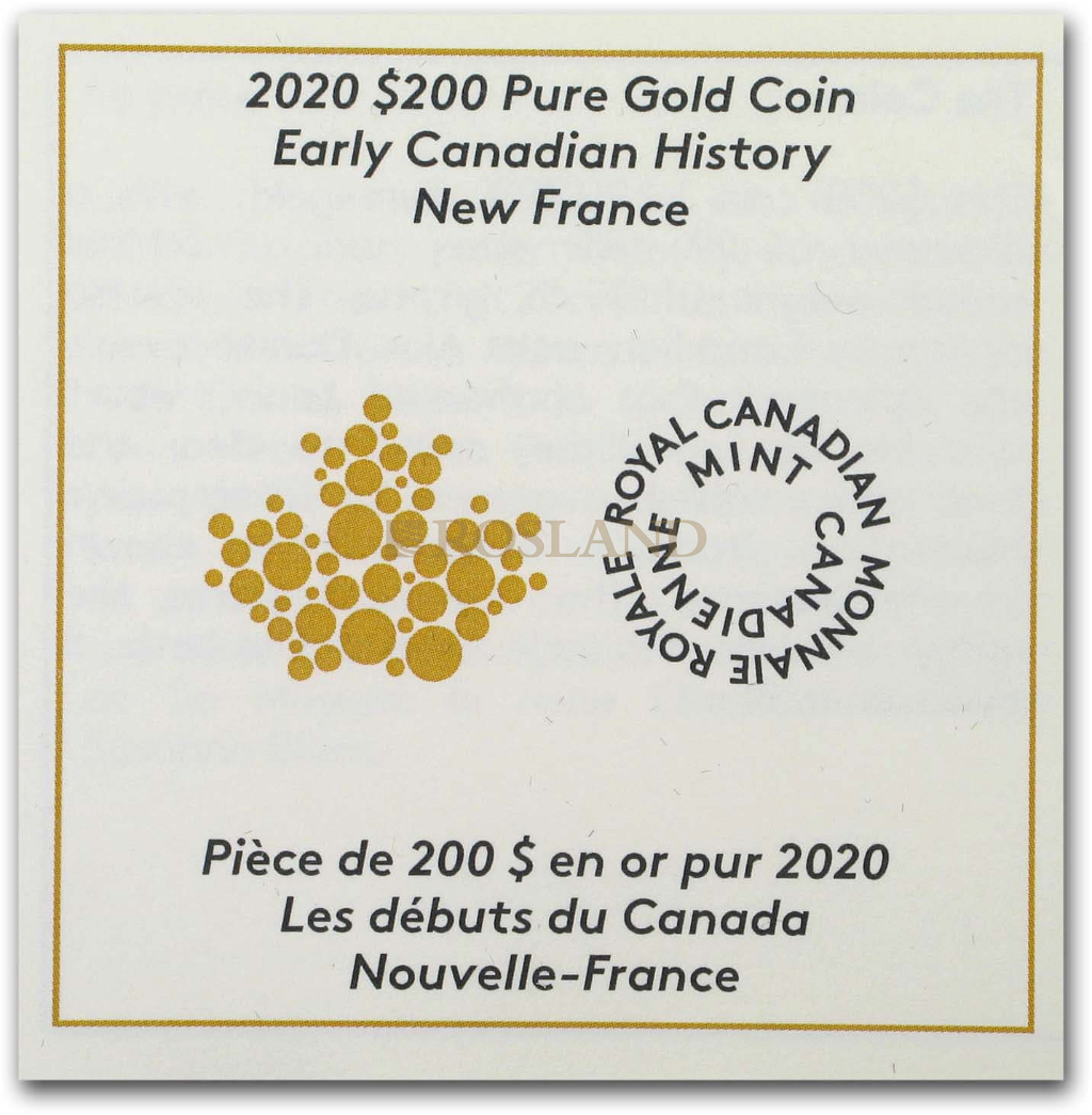 1/2 Unze Goldmünze Canada History 2020 (Box, Zertifikat)