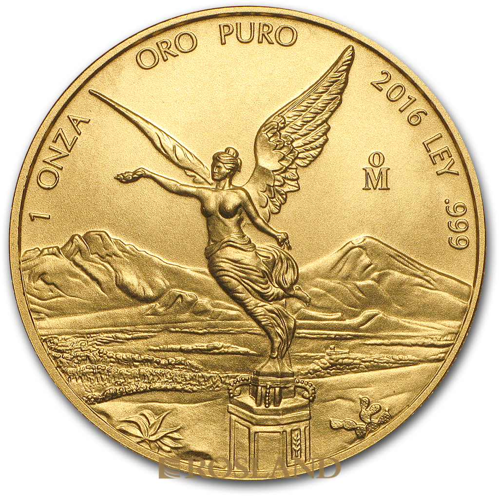 1 Unze Goldmünze Mexican Libertad 2016