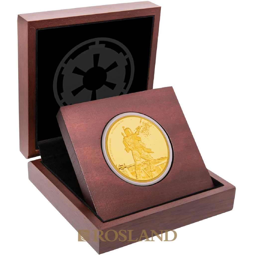 1/4 Unze Goldmünze Star Wars™ Boba Fett 2017 PP (Box, Zertifikat)