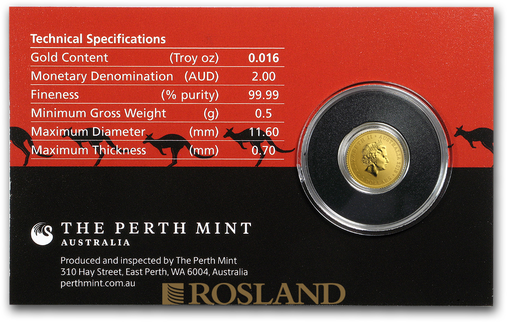 1/2 Gramm Goldmünze Australien Känguru 2018 (Blister, Zertifikat)