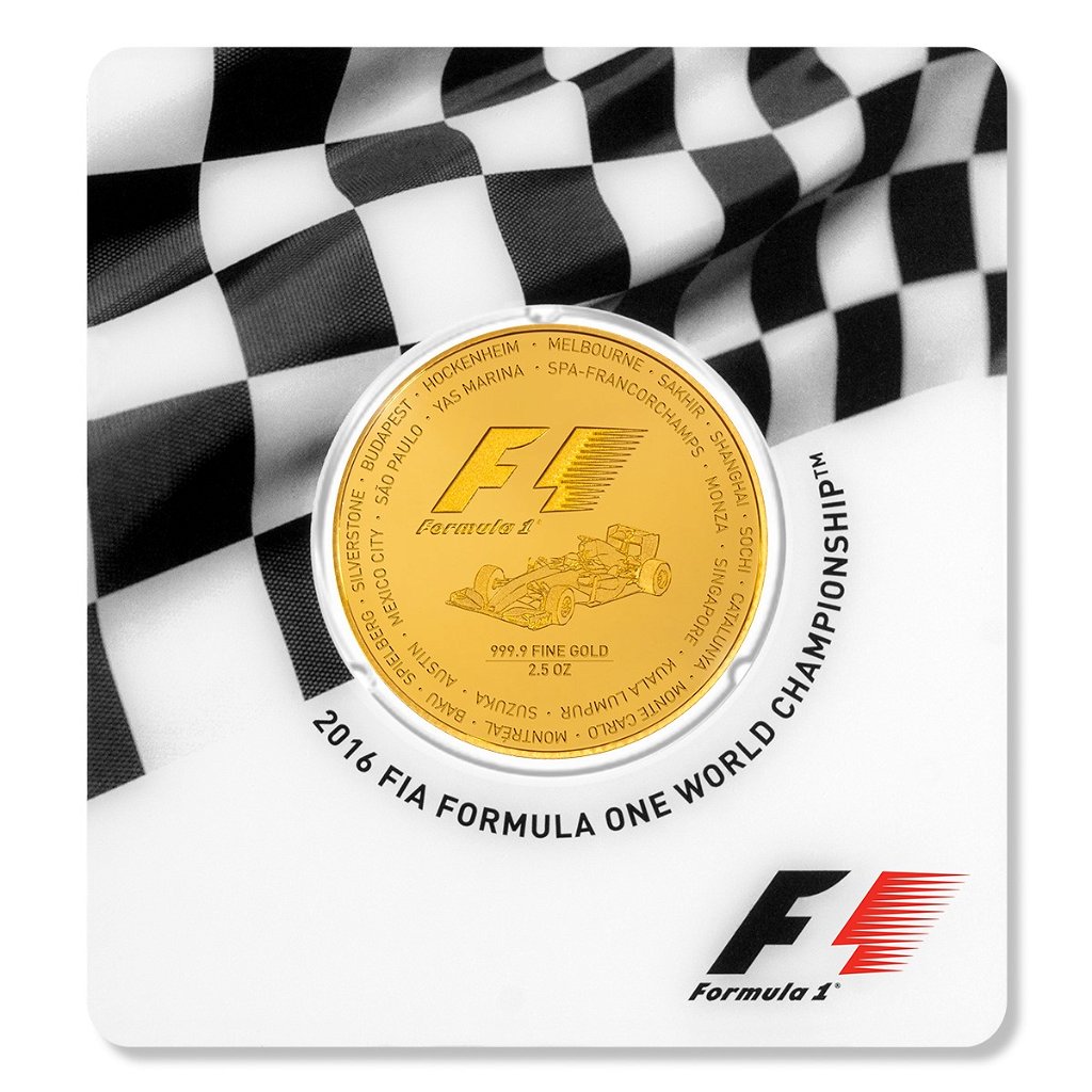 5 Unzen Formel 1® Set 2016 PP (Box, Zertifikat)