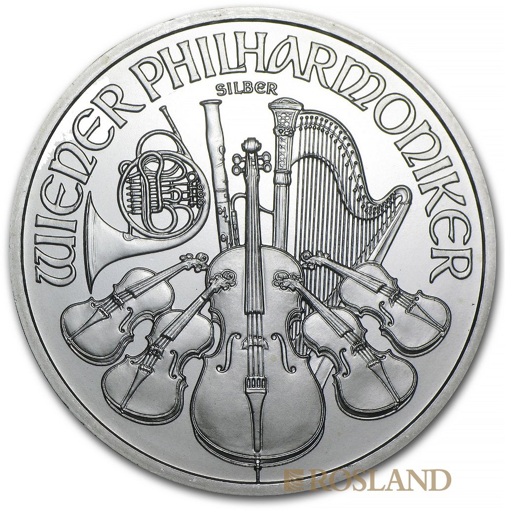 1 Unze Silbermünze Wiener Philharmoniker 2010