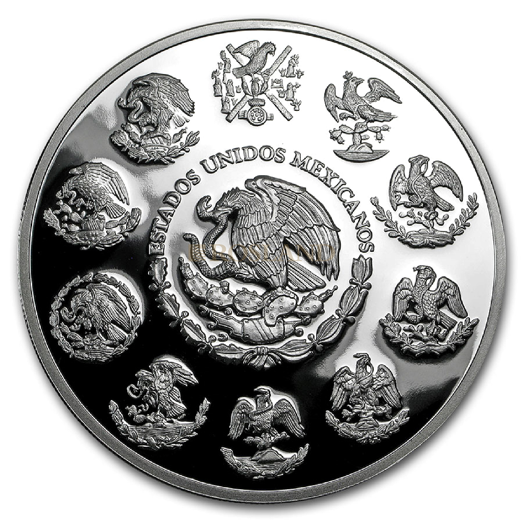 5 Unzen Silbermünze Mexican Libertad 2020 PP
