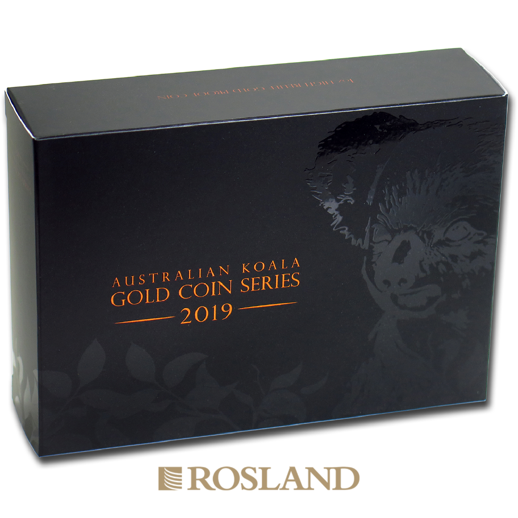 1 Unze Goldmünze Australien Koala 2019 PP (HR, Box, Zertifikat)