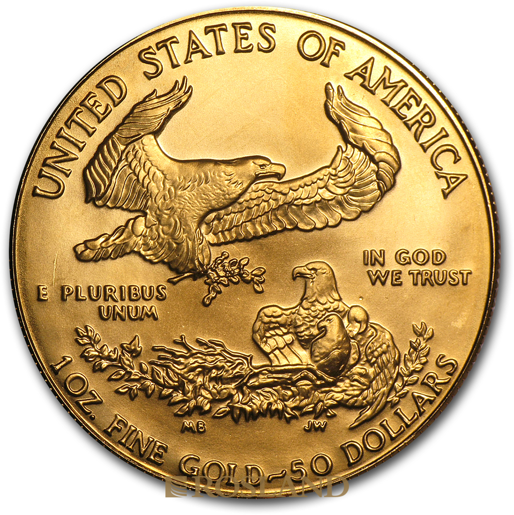 1 Unze Goldmünze American Eagle 1991 (MCMXCI)