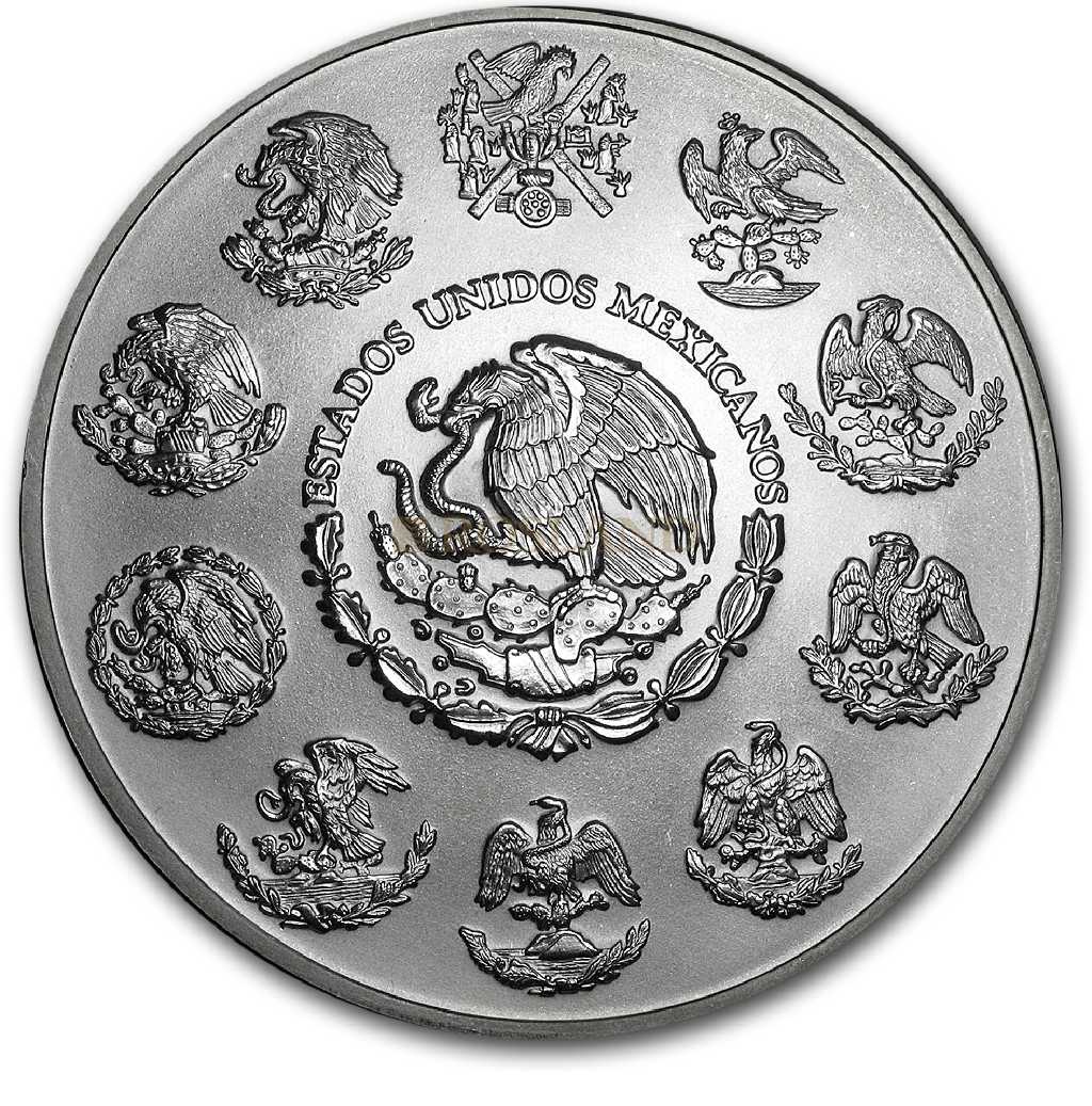 5 Unzen Silbermünze Mexican Libertad 1996