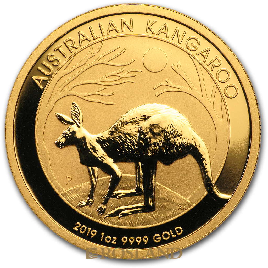 1 Unze Goldmünze Australien Känguru 2019