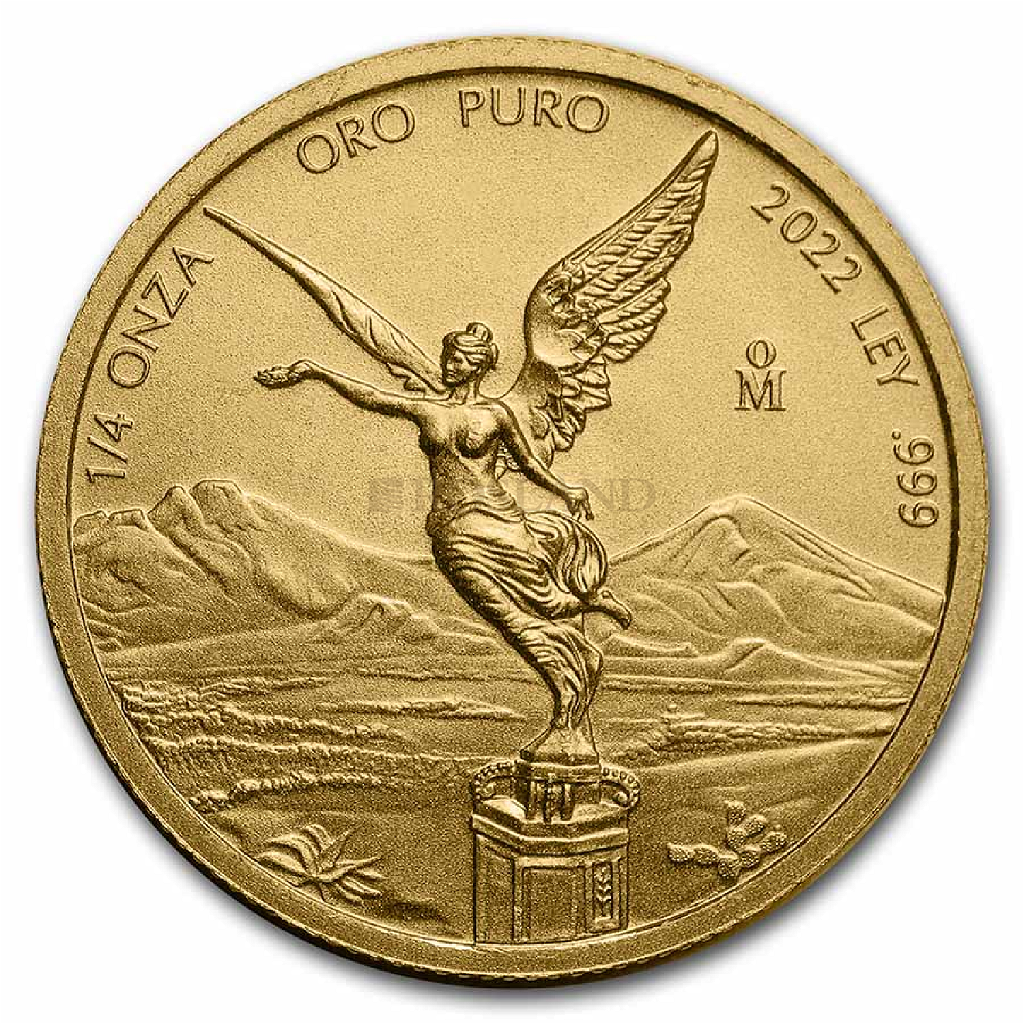 1/4 Unze Goldmünze Mexican Libertad 2022
