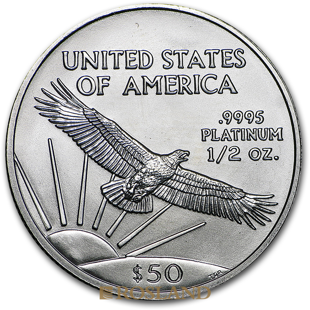 1/2 Unze Platinmünze American Eagle 2006