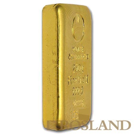 250 Gramm Goldbarren Münze Österreich (Gussbarren)