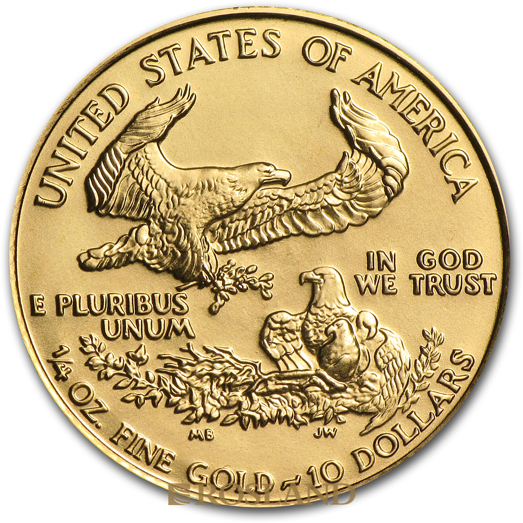 1/4 Unze Goldmünze American Eagle 2014