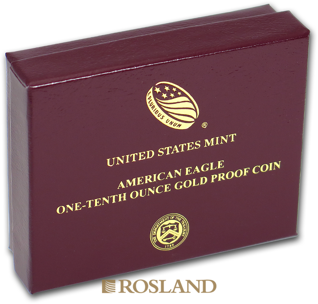 1/10 Unze Goldmünze American Eagle 2018 PP (W, Box, Zertifikat)