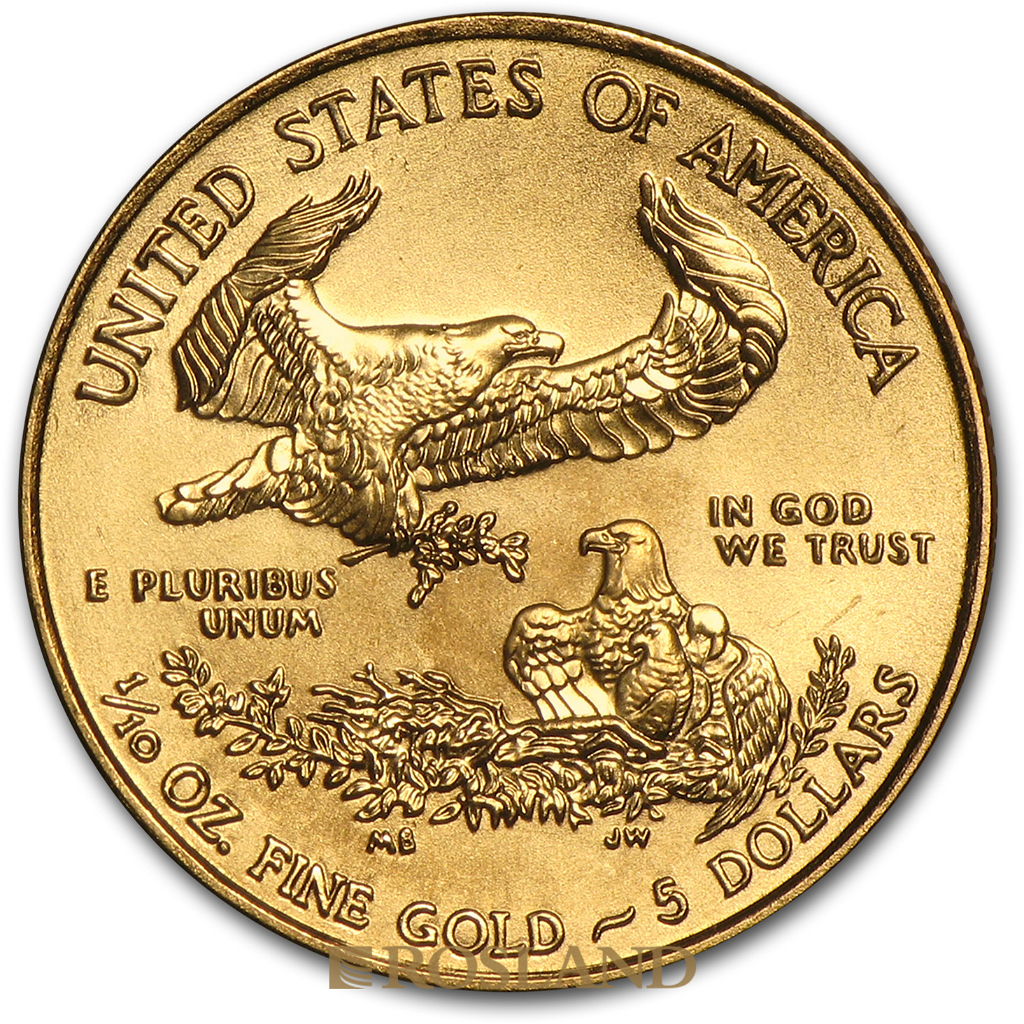 1/10 Unze Goldmünze American Eagle 2010