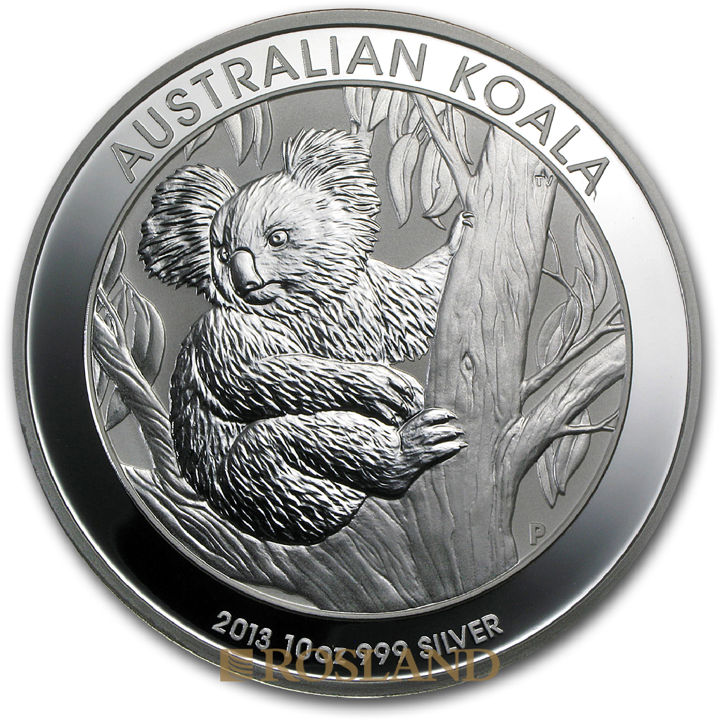 10 Unzen Silbermünze Koala 2013