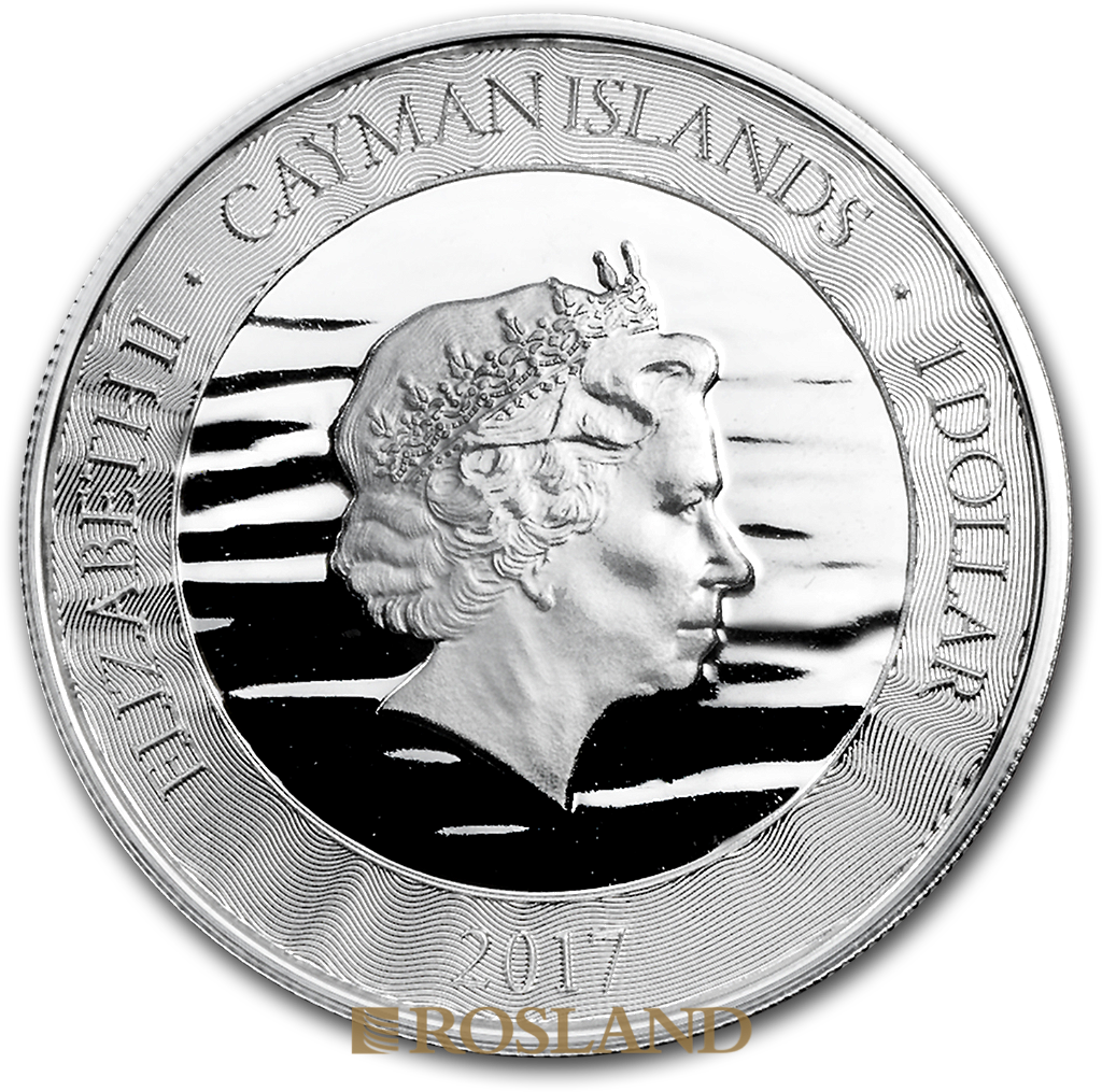 1 Unze Silbermünze Cayman Islands Marlin (Sperrfisch) 2017