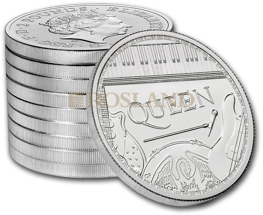 1 Unze Silbermünze GB Musiklegenden - Queen 2020