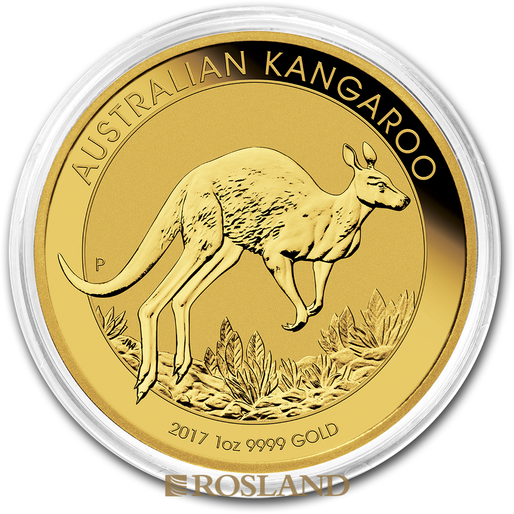 1 Unze Goldmünze Australien Känguru 2017