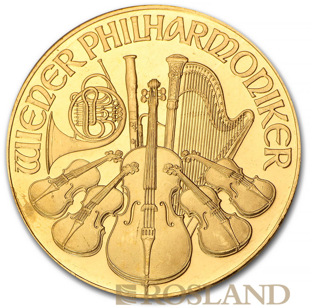 1 Unze Goldmünze Wiener Philharmoniker 1992