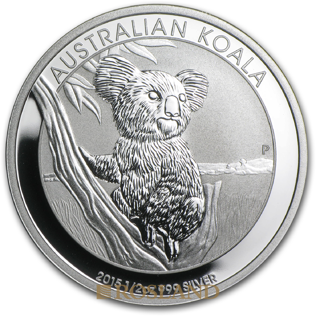 1/2 Unze Silbermünze Koala 2015