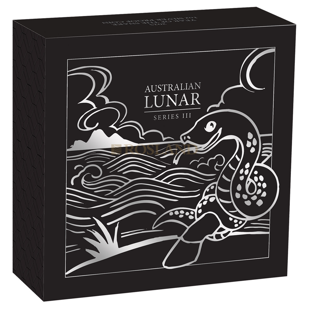 1 Unze Silbermünze Lunar 3 Ochse 2025 PP (Box, Zertifikat)