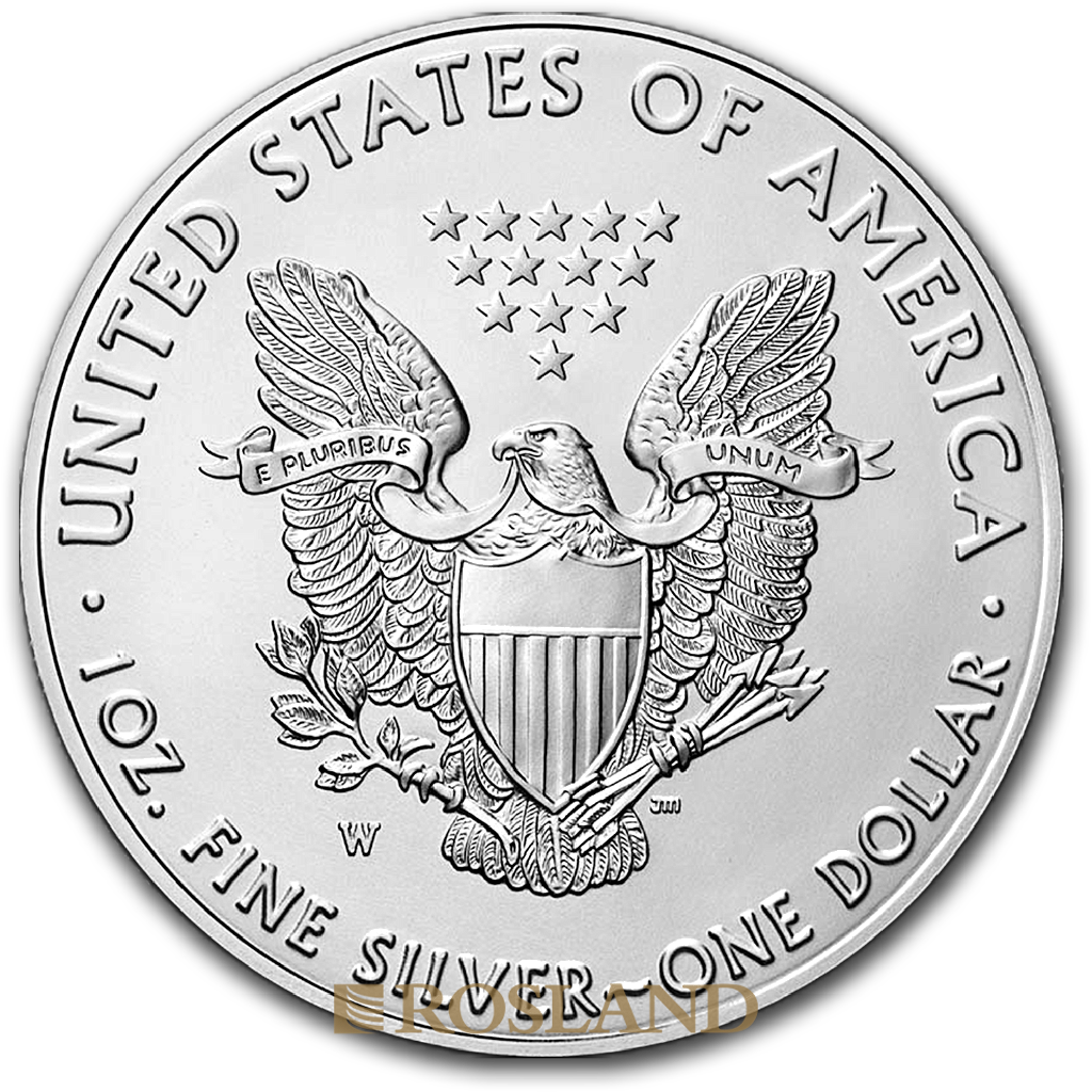 1 Unze Silbermünze American Eagle 2017 (W) Matt (Box, Zertifikat)