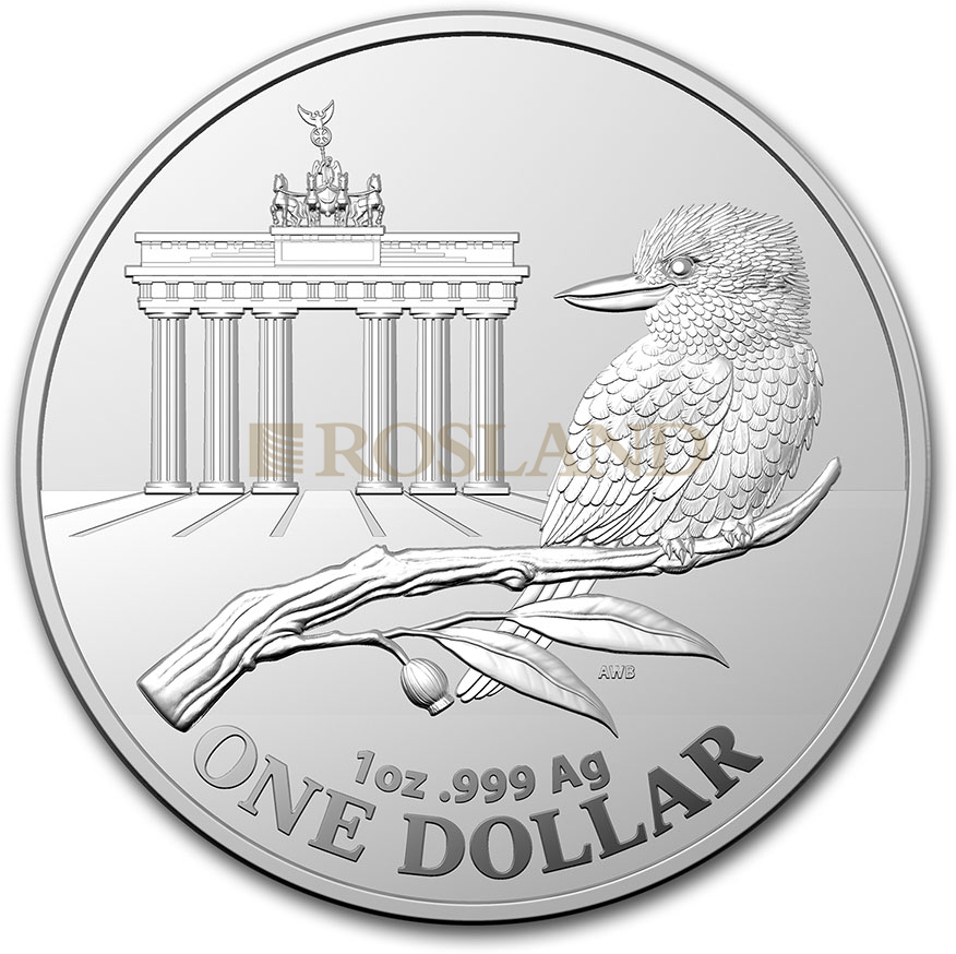 1 Unze Silbermünze RAM Kookaburra Brandenburger Tor 2020